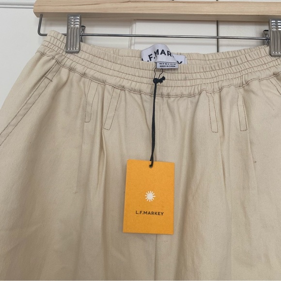 L.F. Markey Lorenzo Trouser - ivory cotton - Picture 7 of 11